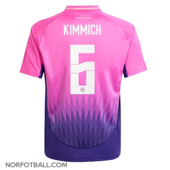 Billige Fotballdrakt Tyskland Joshua Kimmich #6 Replika Bortedrakt EM 2024 Kortermet